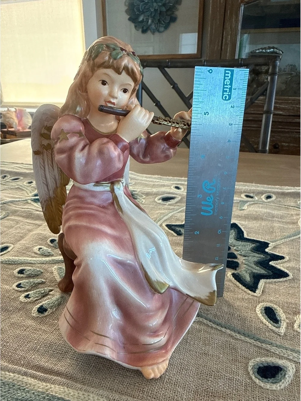 Goebel Weihnachten Angel Figurine Playing Flute